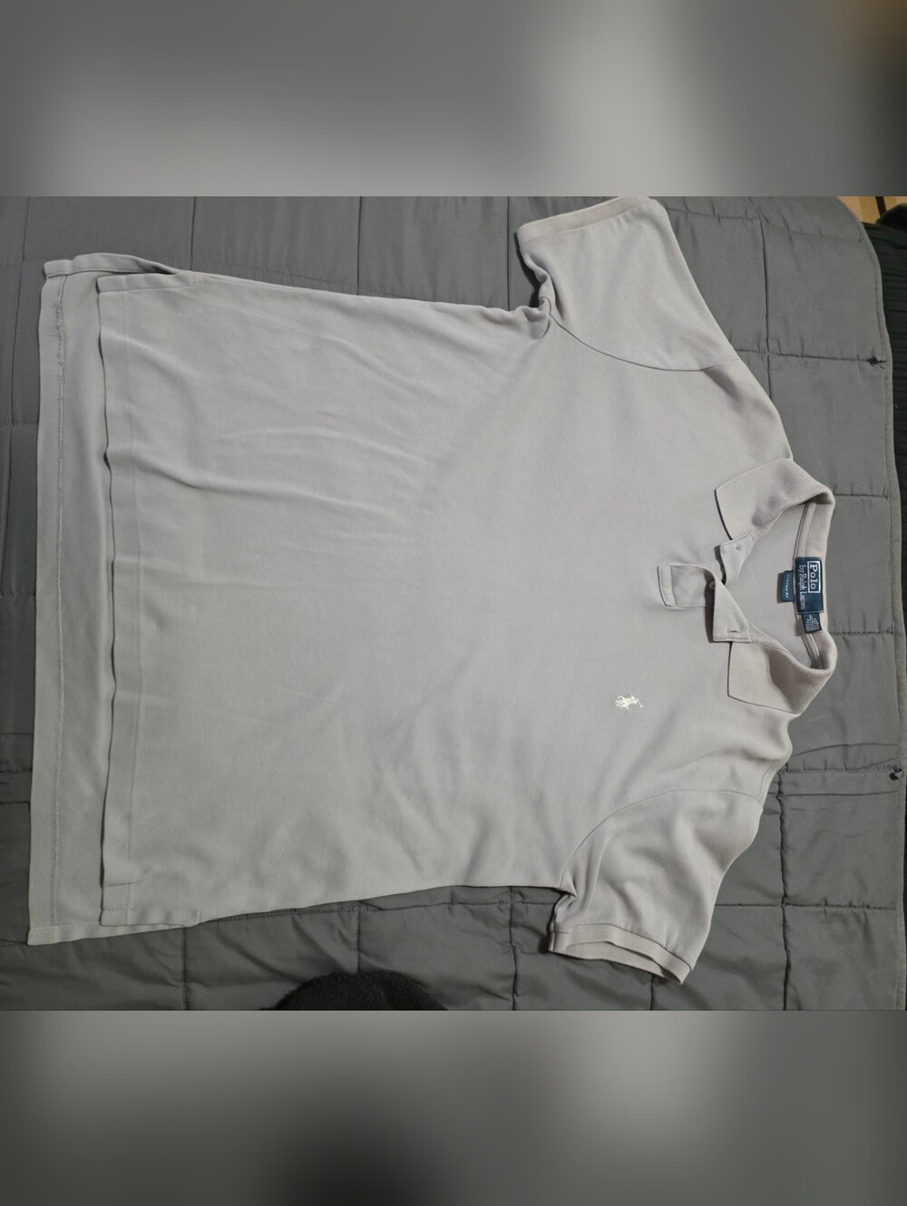 Polo Ralph Lauren Gray Custom Fit Polo Shirt Men’s